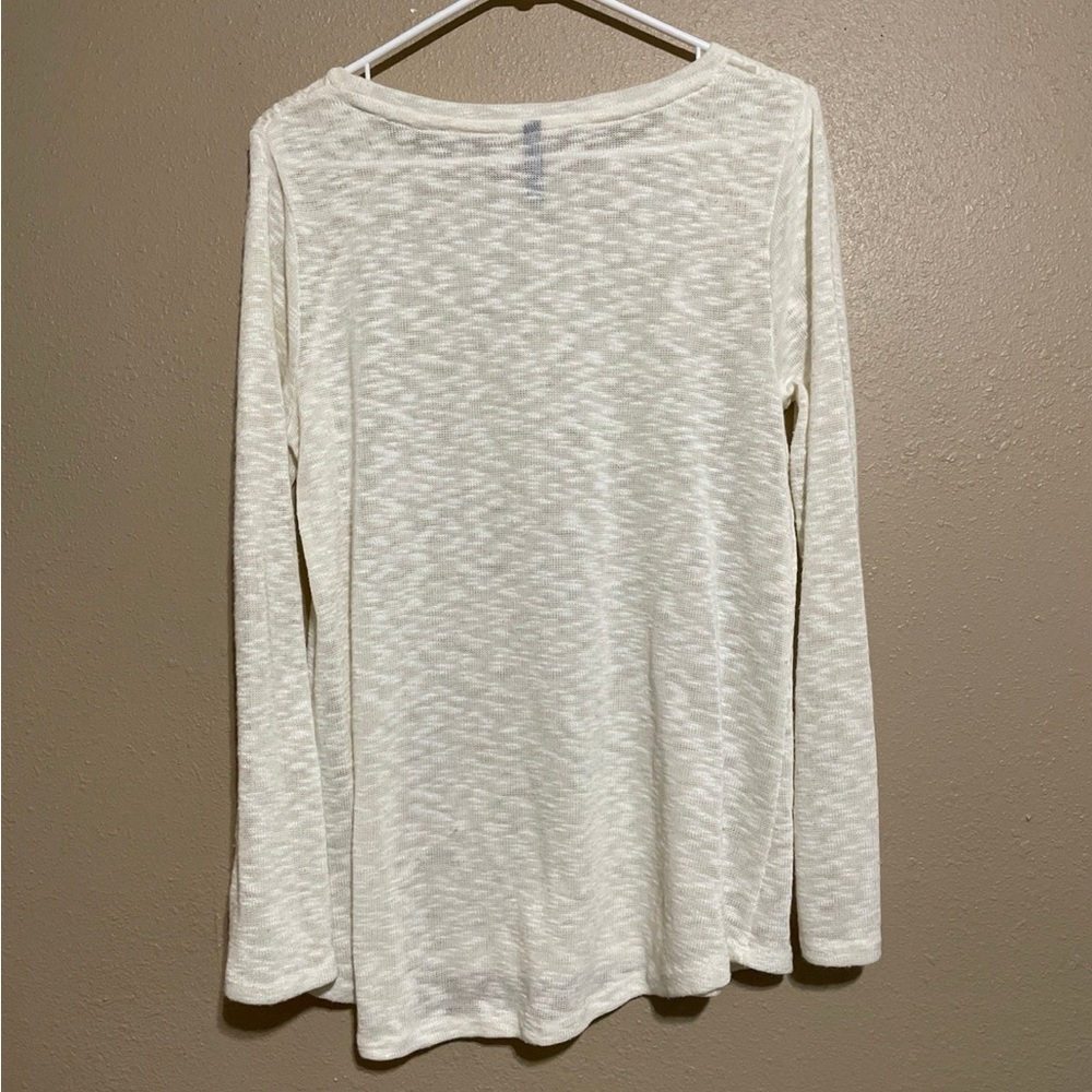 White Crewneck Sweater Women’s M - Picture 3 of 5